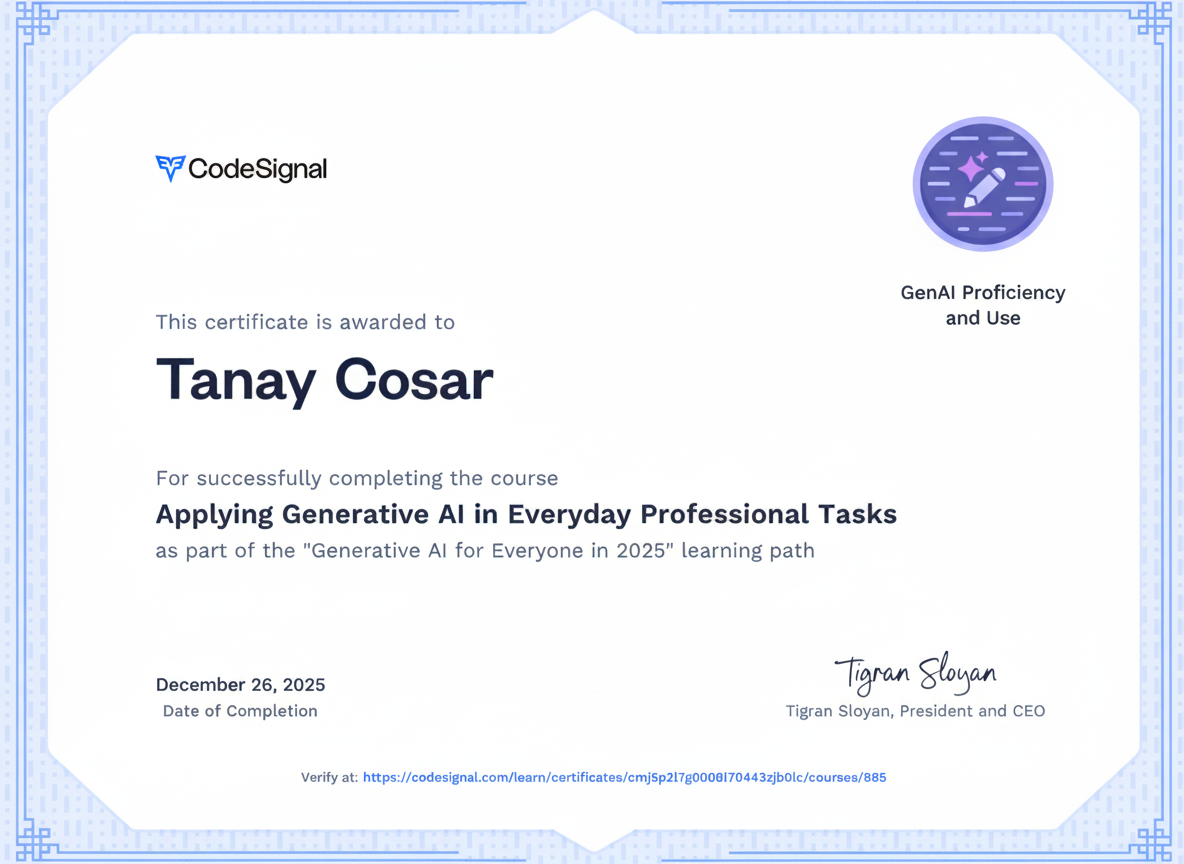 Applying Generative AI in Everyday Professional Tasks